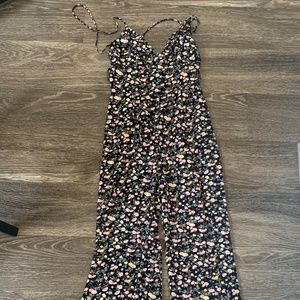 Floral Crossback Jumpsuit
